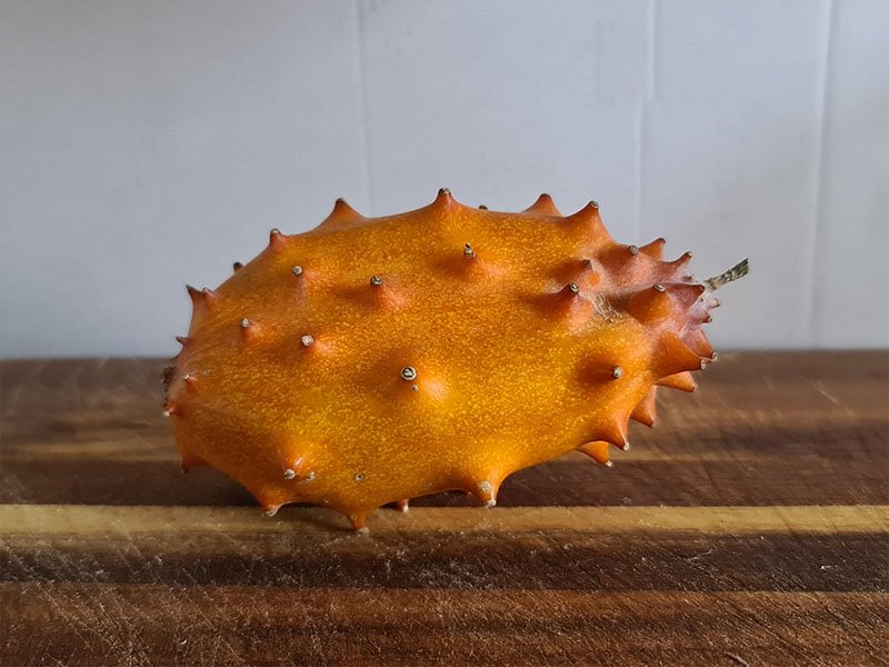 kiwano oogsten plukken keukenplanten