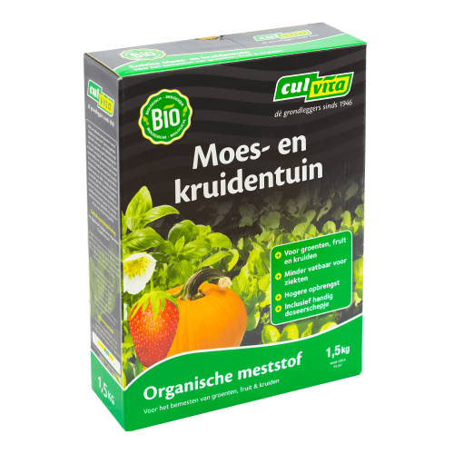 Moes- en kruidentuin meststof 1500g Culvita BIO