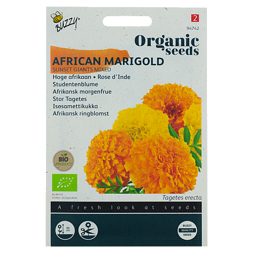 Afrikaantjes Sunset Giants Gemengd Tagetes Hoge BIO 