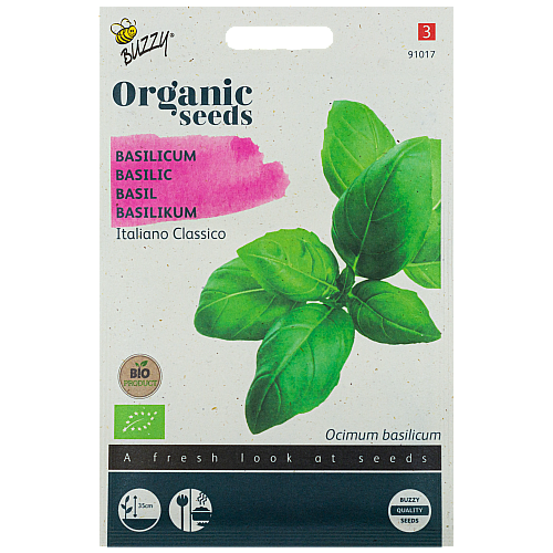 Basilicum Italiano Classico BIO Buzzy Organic Seeds