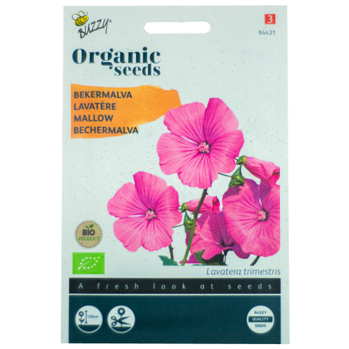 Bekermalva Roze BIO Buzzy Organic Seeds