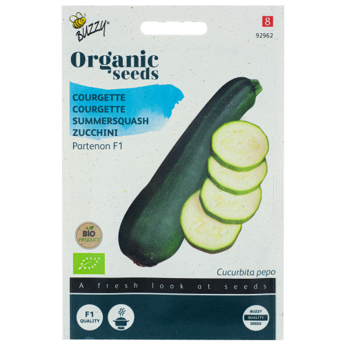 Courgette Partenon F1 BIO Buzzy Organic Seeds