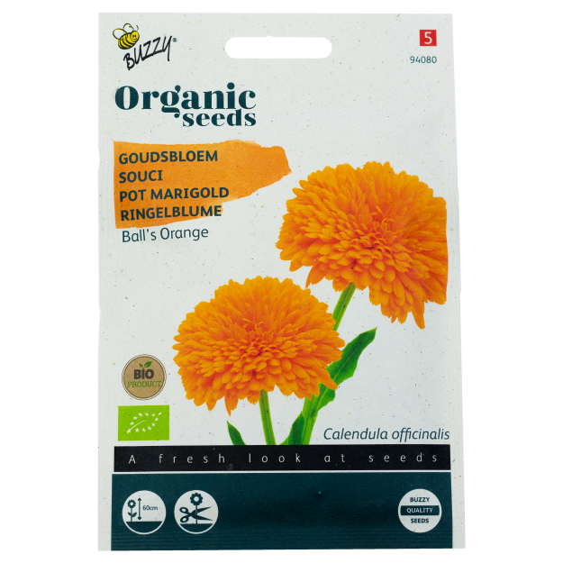 Goudsbloem Balls Orange BIO zaden