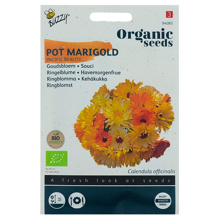 Goudsbloem Calendula Pacific Beauty BIO Buzzy Organic Seeds