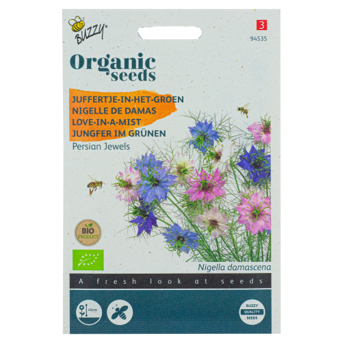 Juffertje-in-het-Groen Persian Jewels BIO Buzzy Organic Seeds