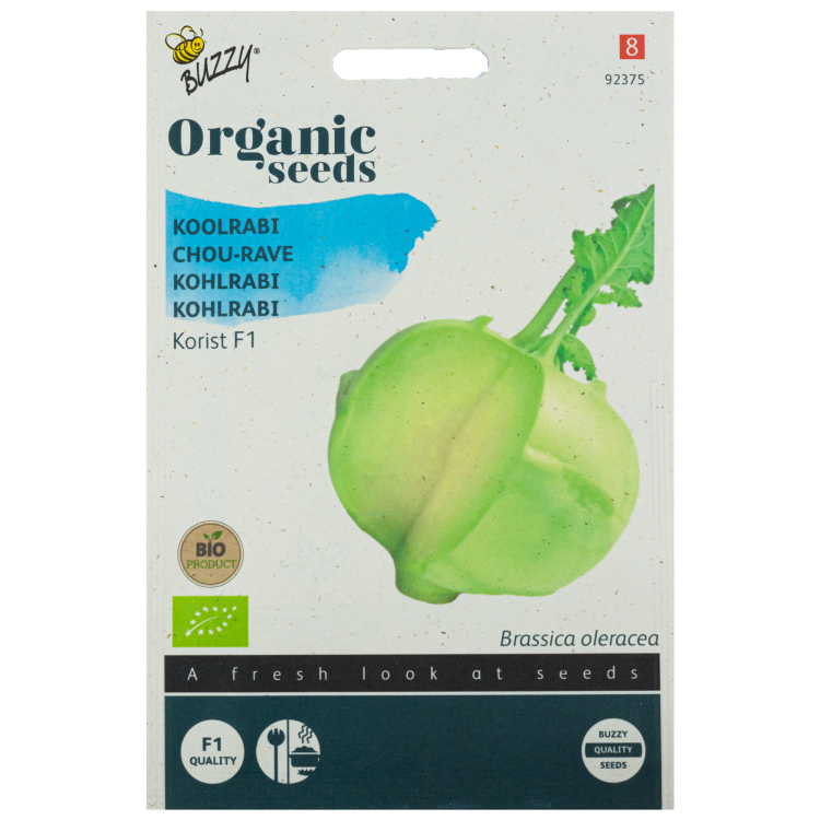 Koolrabi Korist F1 BIO Buzzy Organic Seeds