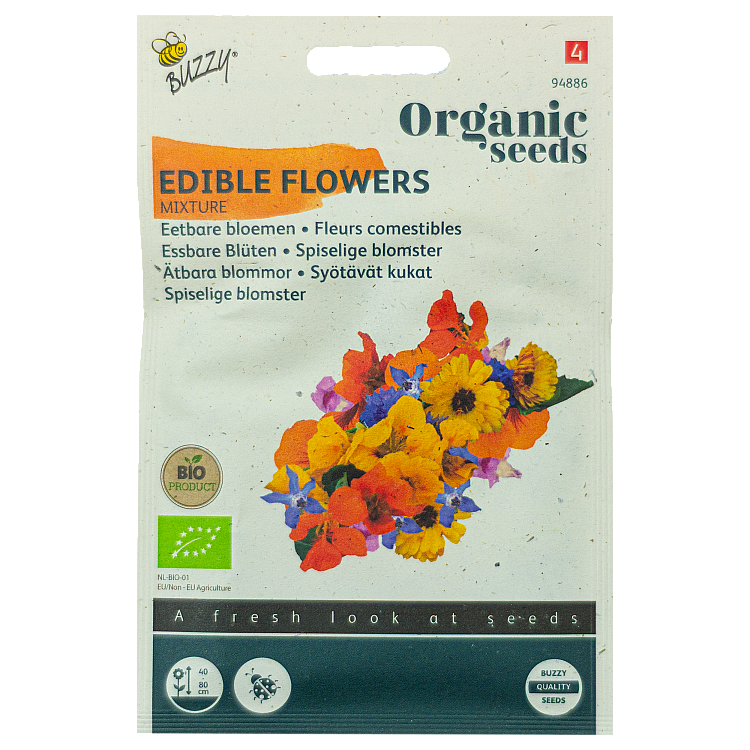 Eetbare bloemen BIO zaden