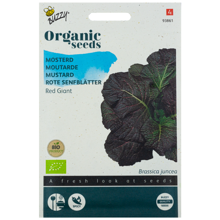 Mosterd Red Giant BIO zaden