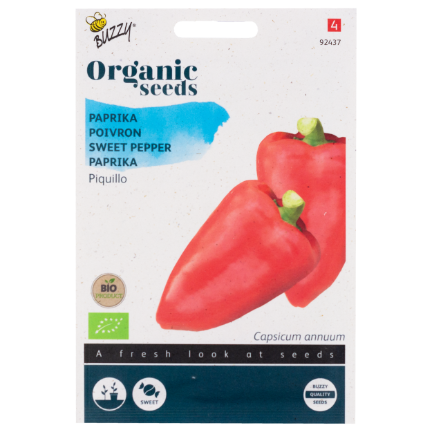 Paprika Piquillo BIO Buzzy Organic Seeds