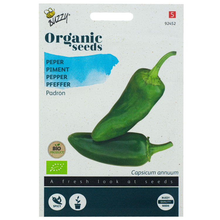 Peper Padron BIO Buzzy Organic Seeds