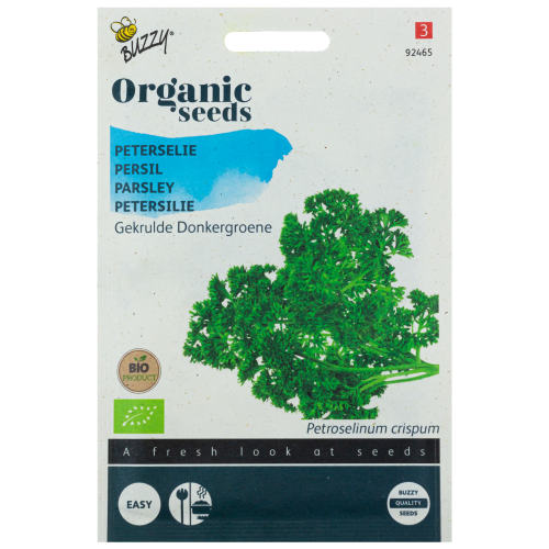 Peterselie Gekrulde Donkergroene BIO Buzzy Organic Seeds