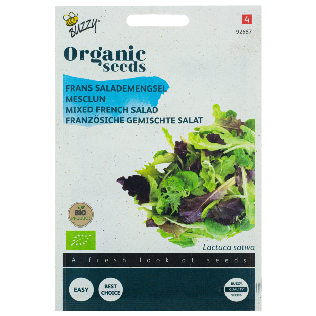 Franse Salademix BIO Buzzy Organic Seeds