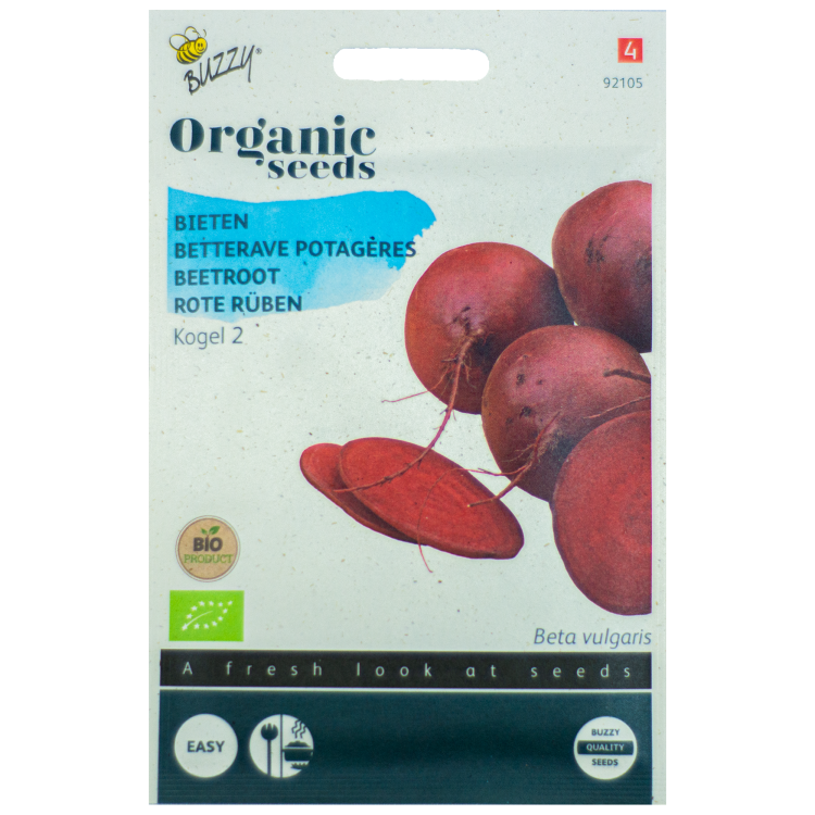 Rode Biet Kogel 2 BIO Buzzy Organic Seeds