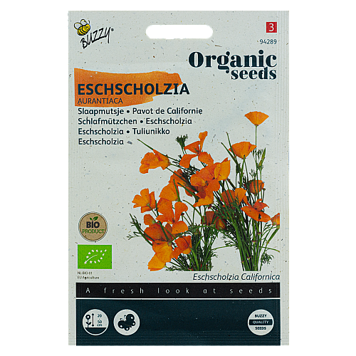 Slaapmutsje Pavot de Californie BIO Buzzy Organic Seeds