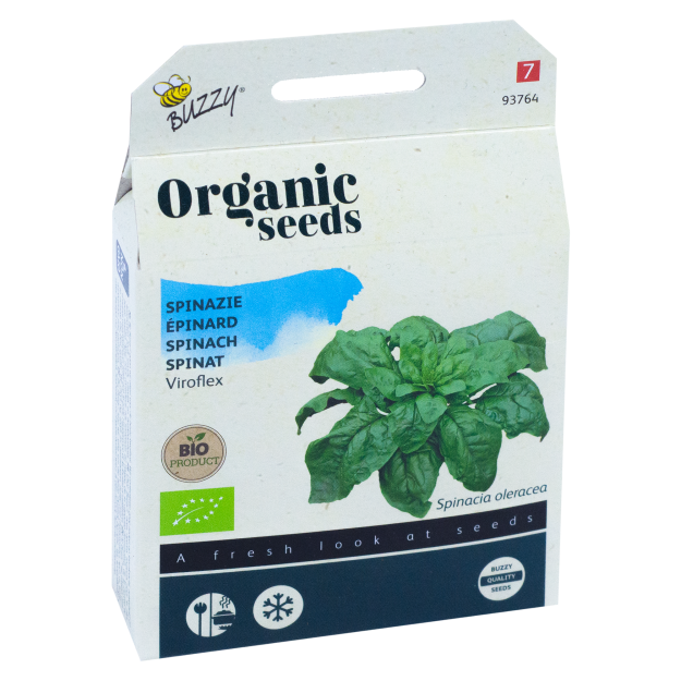 Spinazie Winterreuzen Viroflex doosje 50g BIO Buzzy Organic Seeds