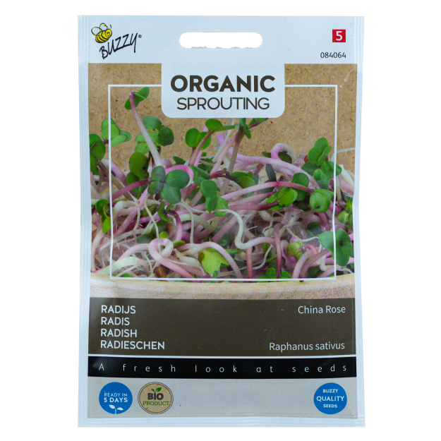 Radijs China Rose Buzzy Organic Sprouting BIO