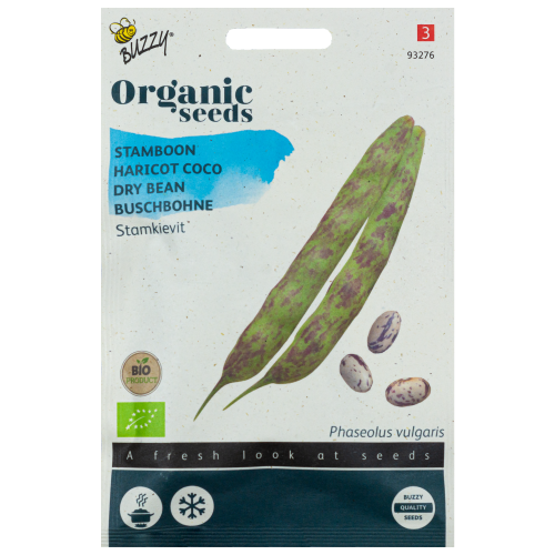 Stamboon Kievitsboon Lage Slaboon BIO Buzzy Organic Seeds