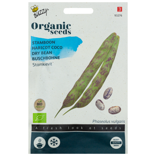 Stamboon Kievitsboon Lage Slaboon BIO Buzzy Organic Seeds