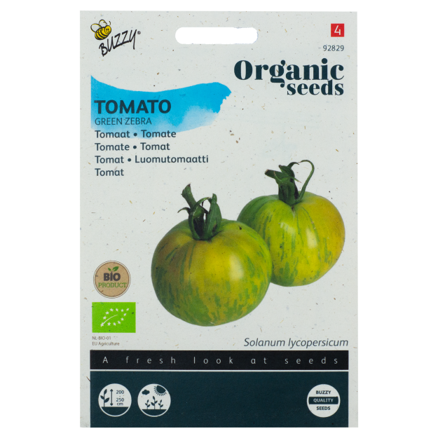 Tomaat Green Zebra BIO Buzzy Organic Seeds