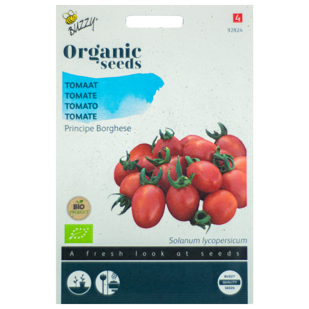 Tomaat Principe Borghese BIO Buzzy Organic Seeds