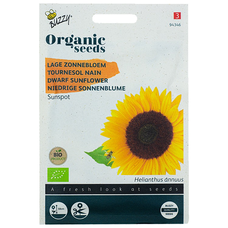 Zonnebloem Sunspot BIO zaden
