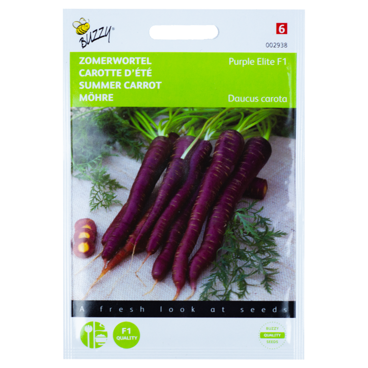 Wortel Paarsrode Purple Elite F1 Buzzy Seeds