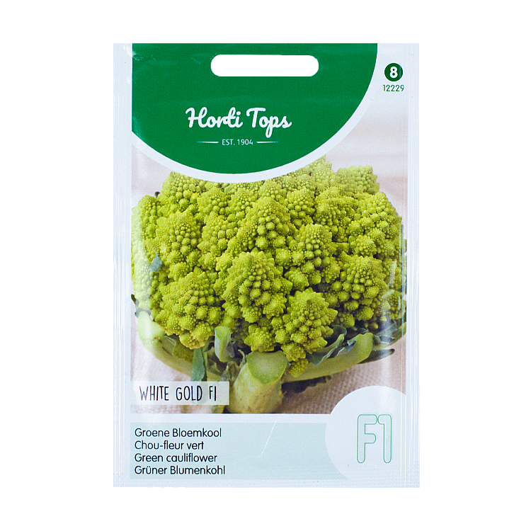 Bloemkool Romanesco White Gold F1 zaden