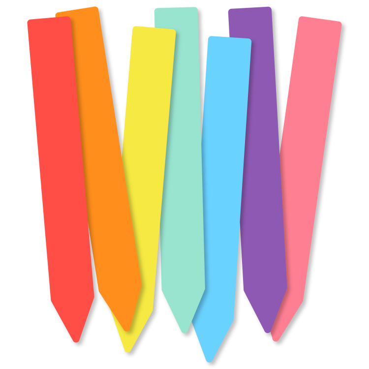 Gratis gekleurde naamplaatjes