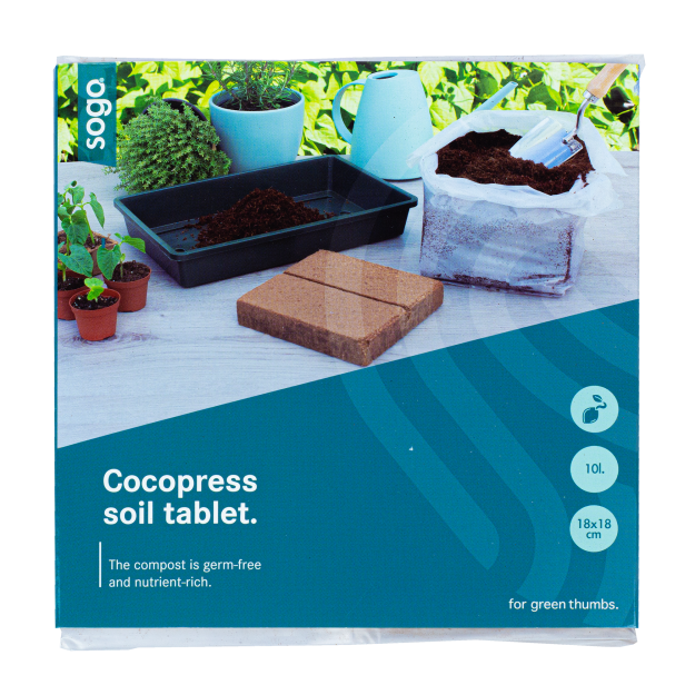 Cocopress Tablet 10L Geperste Aarde SOGO