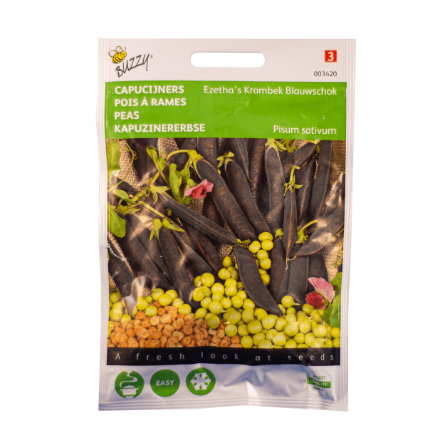 Kapucijners Ezetha's Krombek Blauwschok 30g zaden