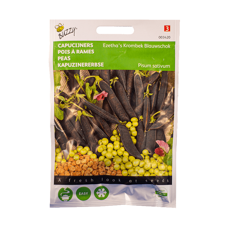Kapucijners Ezetha's Krombek Blauwschok 30g zaden