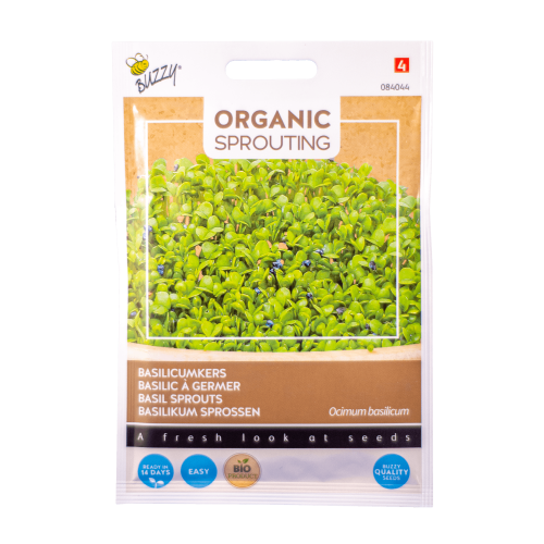 Basilicumkers (Ocimum basilicum) Buzzy Organic Sprouting BIO