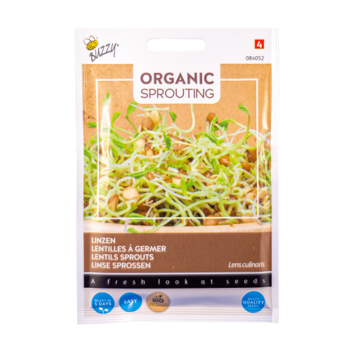 Linzen Lens culinaris Buzzy Organic Sprouting BIO