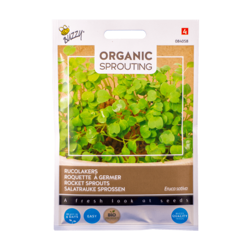 Rucolakers Eruca sativa Buzzy Organic Sprouting BIO