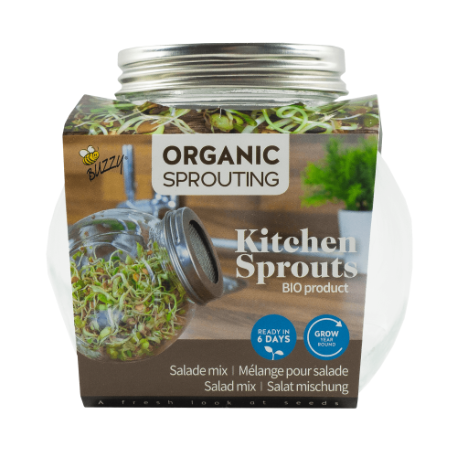 Salademix kweeksetje Buzzy Organic Sprouting BIO