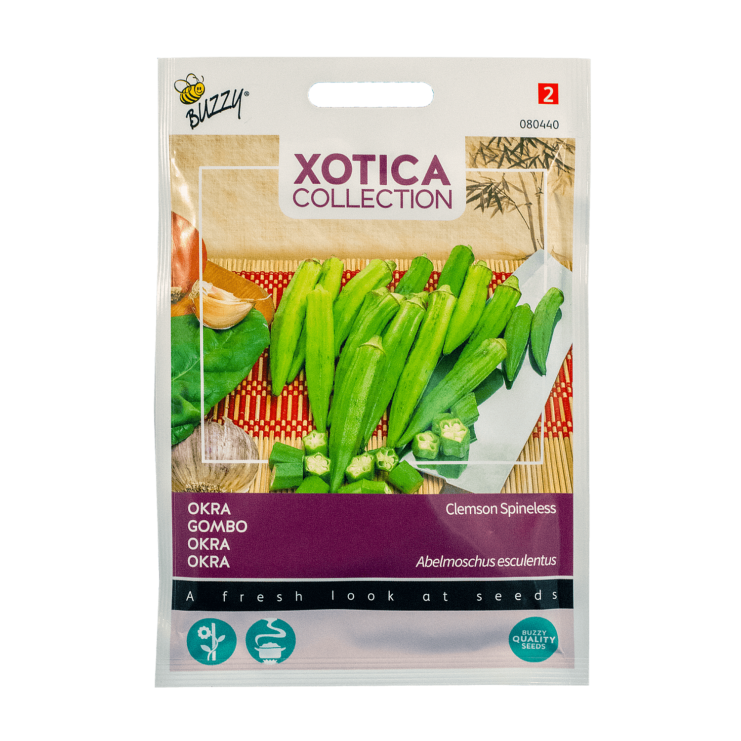 Okra Clemson Spineless Xotica moestuin zaden kopen