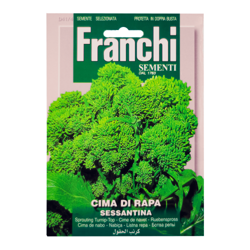 Broccoletto Cima di Rapa Sessantina zaden