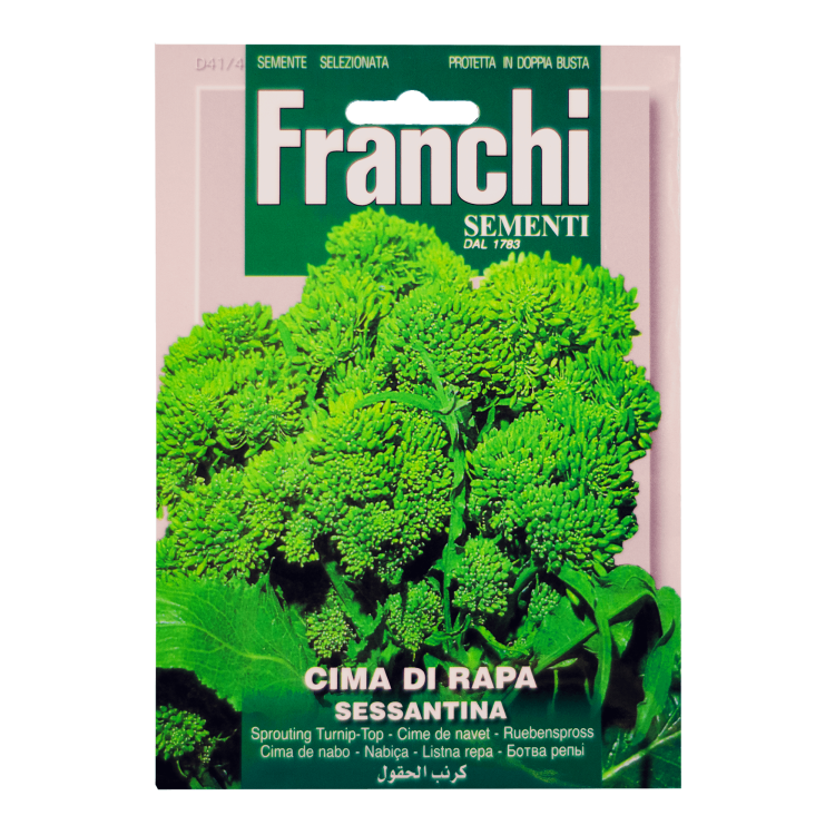 Broccoletto Cima di Rapa Sessantina zaden
