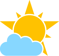 volle zon pictogram